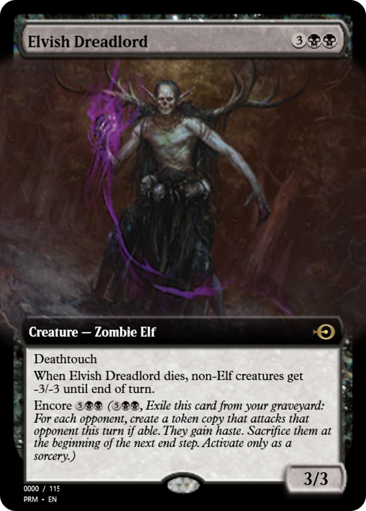 Elvish Dreadlord (PRM-86036) - Magic Online Promos