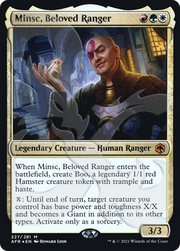 Minsc, Beloved Ranger (AFR&-227) - Adventures in the Forgotten Realms Promos Foil