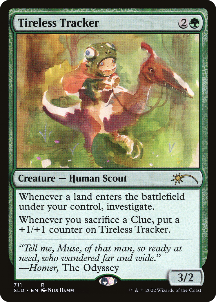 Tireless Tracker (SLD-711) - Secret Lair Drop Foil