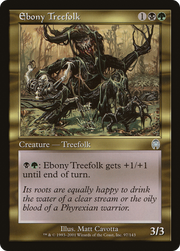 Ebony Treefolk (APC-097) - Apocalypse Foil