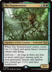 The Swarmweaver (PPDSK-236) - Duskmourn: House of Horror Promos Foil