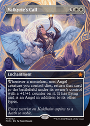 Valkyrie's Call (Borderless) (FDN-302) - Foundations (Borderless) Foil