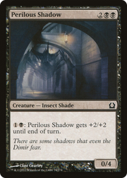Perilous Shadow (RTR-074) - Return to Ravnica Foil