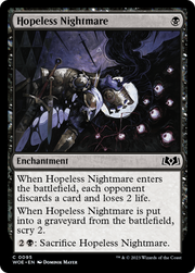 Hopeless Nightmare (WOE-095) - Wilds of Eldraine Foil