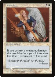 Worship (7ED-56★) - Seventh Edition Foil