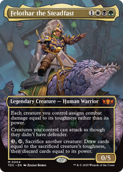 Felothar the Steadfast (TDC-004) - Commander: Tarkir: Dragonstorm (Borderless) Foil