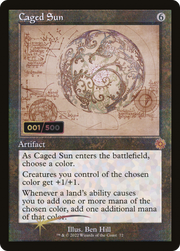 Caged Sun (BRR-72Z) - The Brothers' War Retro Artifacts Foil
