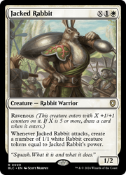 Jacked Rabbit (BLC-009) - Bloomburrow Commander