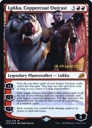 Lukka, Coppercoat Outcast (PRE-125S) - Ikoria: Lair of Behemoths Promos Foil