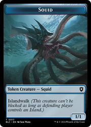 Squid (TBLC-017) - Bloomburrow Commander Tokens