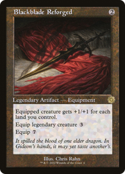 Blackblade Reforged (BRR-006) - The Brothers' War Retro Artifacts
