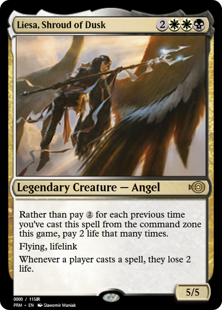 Liesa, Shroud of Dusk (PRM-86244) - Magic Online Promos