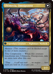 Ultimecia, Time Sorceress // Ultimecia, Omnipotent (FIN-247) - FINAL FANTASY Foil