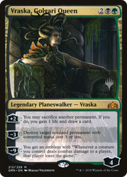 Vraska, Golgari Queen (PPTHB-213P) - Guilds of Ravnica Promos Foil