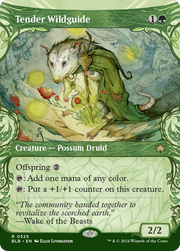 Tender Wildguide (BLB-325) - Bloomburrow: (Showcase) (Borderless)