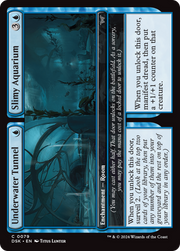 Underwater Tunnel // Slimy Aquarium (DSK-079) - Duskmourn: House of Horror Foil