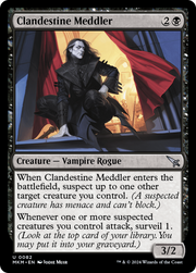 Clandestine Meddler (MKM-082) - Murders at Karlov Manor Foil