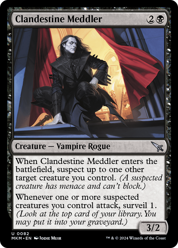 Clandestine Meddler (MKM-082) - Murders at Karlov Manor Foil