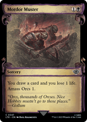 Mordor Muster (LTR-547) - The Lord of the Rings: Tales of Middle-earth: (Showcase) Foil