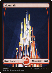 Mountain (SNC-279) - Streets of New Capenna: (Full Art) Foil