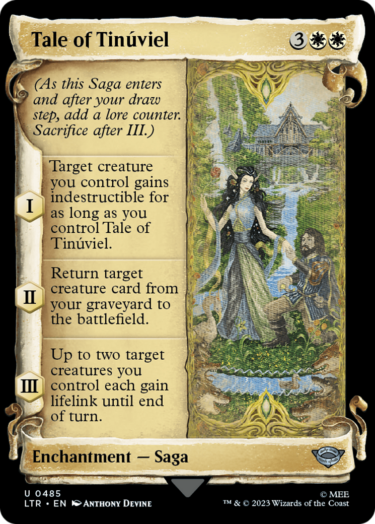 Tale of Tinúviel (LTR-485) - The Lord of the Rings: Tales of Middle-earth: (Showcase) Foil