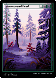 Snow-Covered Forest (SLD-329) - Secret Lair Drop