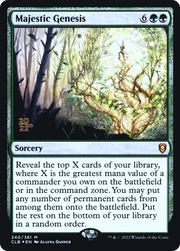 Majestic Genesis (PRE-240S) - Battle for Baldur's Gate Promos Foil