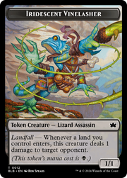Iridescent Vinelasher (BLB-012) - Bloomburrow Tokens