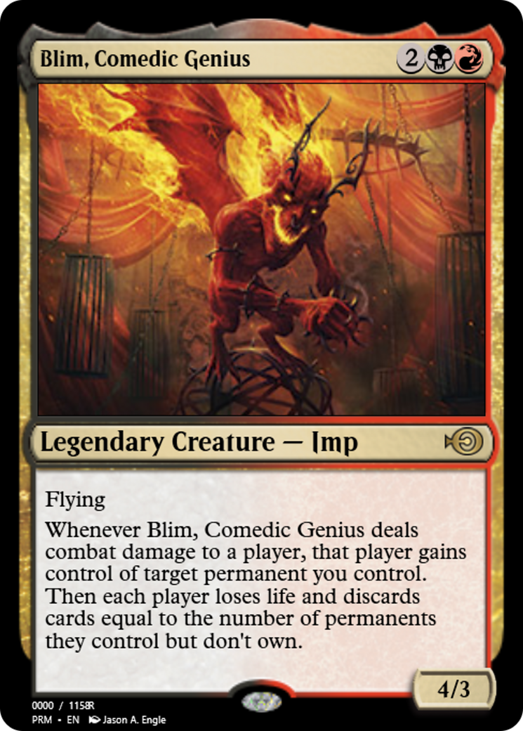 Blim, Comedic Genius (PRM-86276) - Magic Online Promos