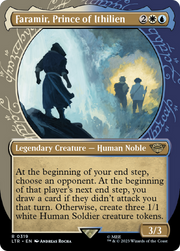 Faramir, Prince of Ithilien (LTR-319) - The Lord of the Rings: Tales of Middle-earth: (Showcase) (Borderless) Foil