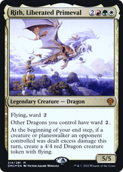 Rith, Liberated Primeval (PRE-214S) - Dominaria United Promos Foil