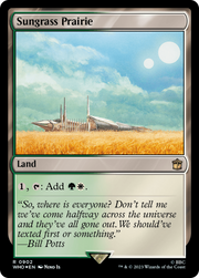 Sungrass Prairie (WHO-902) - Doctor Who Foil