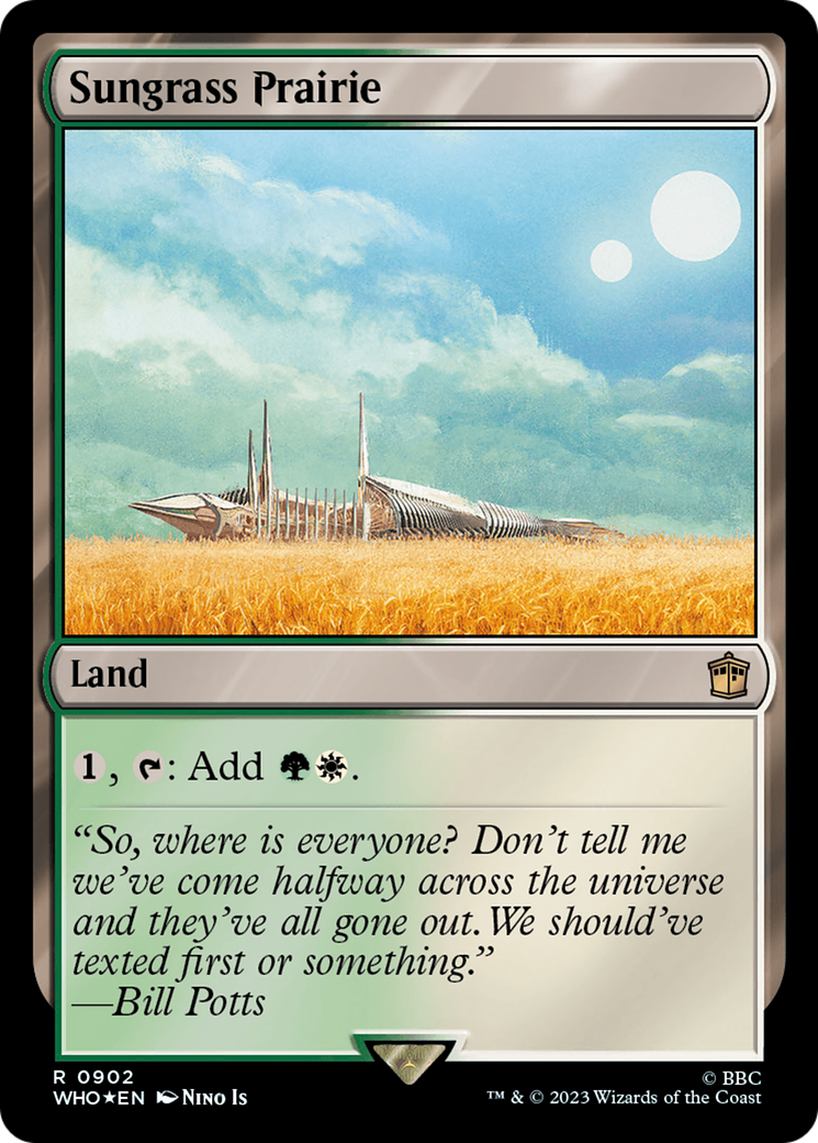 Sungrass Prairie (WHO-902) - Doctor Who Foil