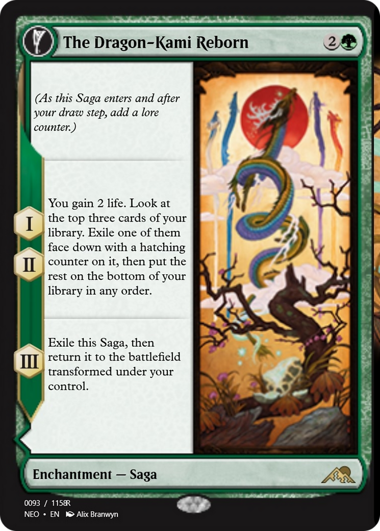The Dragon-Kami Reborn // Dragon-Kami's Egg (PRM-98051) - Magic Online Promos: (enchantment)