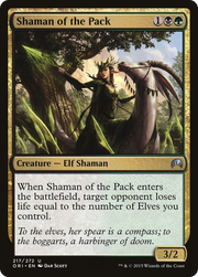 Shaman of the Pack (ORI-217) - Magic Origins Foil