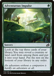 Adventurous Impulse (IKO-142) - Ikoria: Lair of Behemoths Foil
