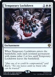 Temporary Lockdown (PRE-36S) - Dominaria United Promos Foil