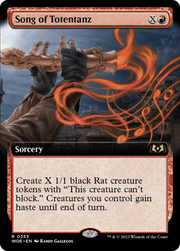Song of Totentanz (WOE-353) - Wilds of Eldraine: (Extended Art)