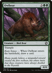 Owlbear (AFR-198) - Adventures in the Forgotten Realms