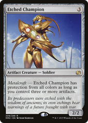 Etched Champion (MM2-209) - Modern Masters 2015 Foil