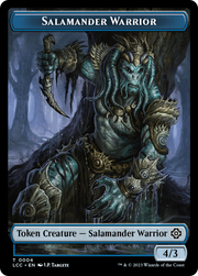 Salamander Warrior (TLCC-004) - The Lost Caverns of Ixalan Commander Tokens Foil
