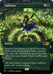 Cultivate (M21-317) - Core Set 2021 (Borderless) Foil