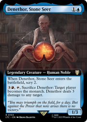 Denethor, Stone Seer (LTC-103) - Tales of Middle-earth Commander: (Extended Art) Foil