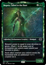 Renata, Called to the Hunt (PRM-79859) - Magic Online Promos: (enchantment) Foil