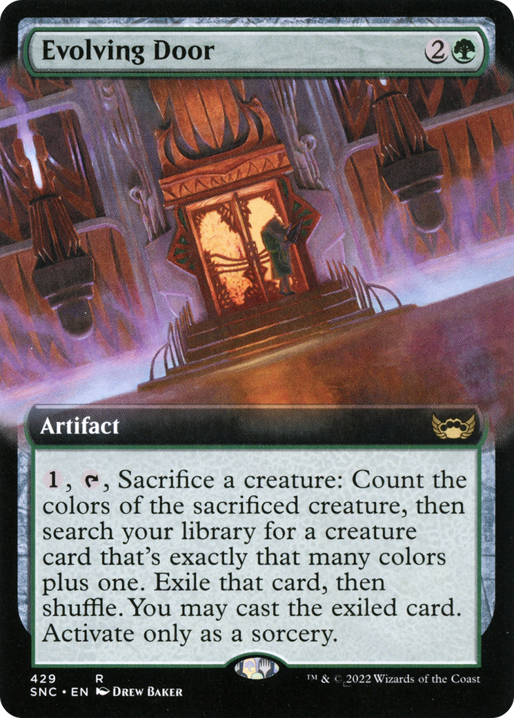 Evolving Door (SNC-429) - Streets of New Capenna: (Extended Art)