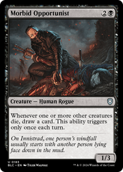 Morbid Opportunist (BLC-183) - Bloomburrow Commander