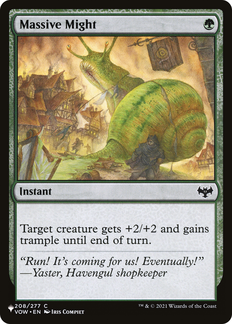Massive Might (LIST-VOW-208) - The List