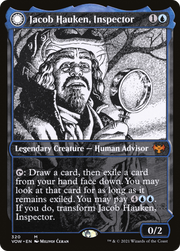 Jacob Hauken, Inspector // Hauken's Insight (VOW-320) - Innistrad: Crimson Vow: (Showcase, Double Faced Transform)