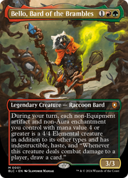 Bello, Bard of the Brambles (BLC-001) - Bloomburrow Commander (Borderless) Foil