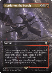 Mordor on the March (LTC-556) - Tales of Middle-earth Commander (Borderless) Foil